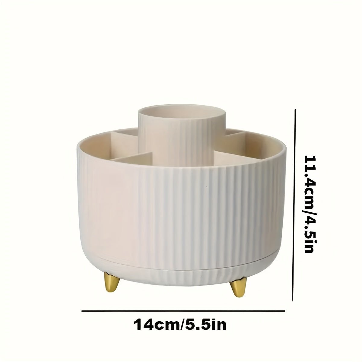 360° Rotating Makeup Organizer - l3roma