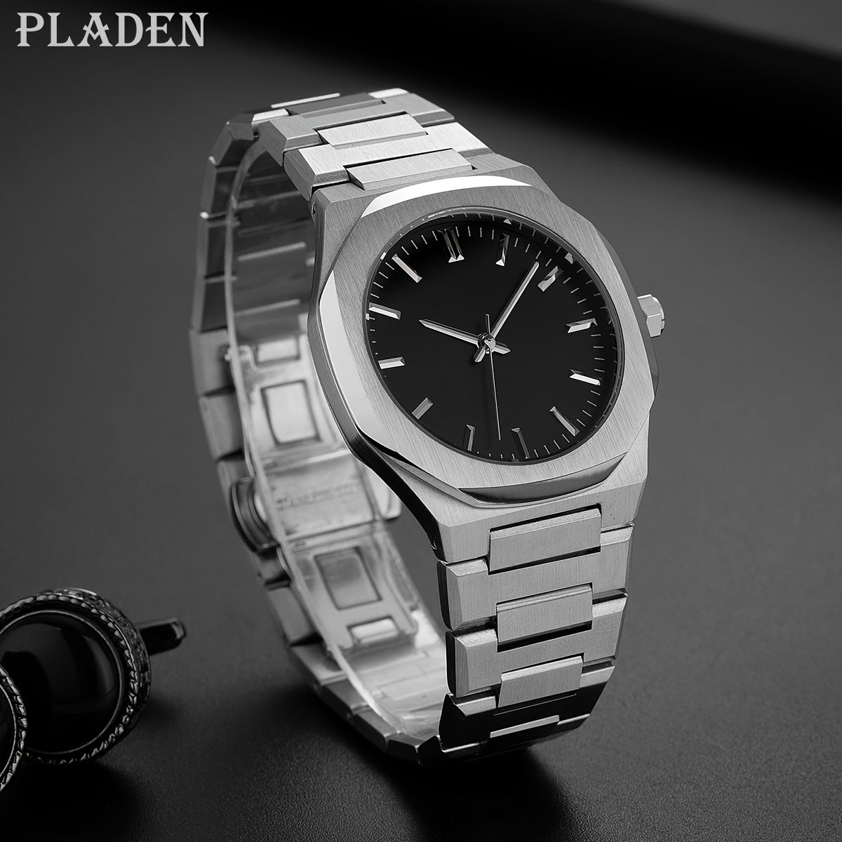 PLADEN Fashion Brand High - end Solid Stainless Steel Ultra - thin - l3roma