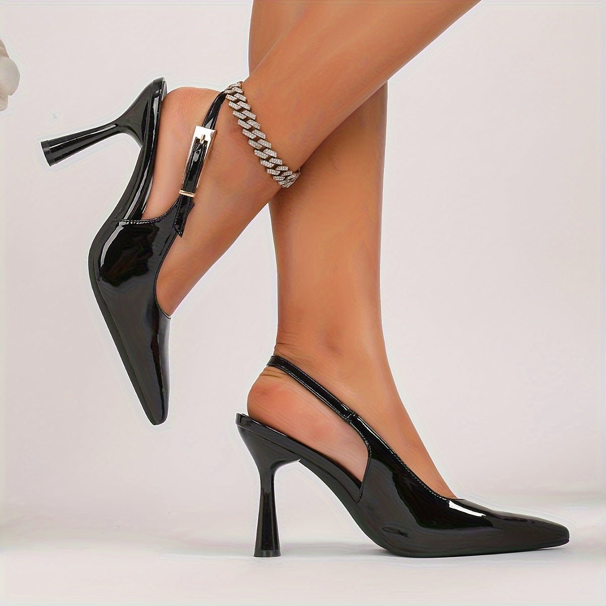 Women'S Solid Color Ultrahigh Kitten Heel Pumps - l3roma