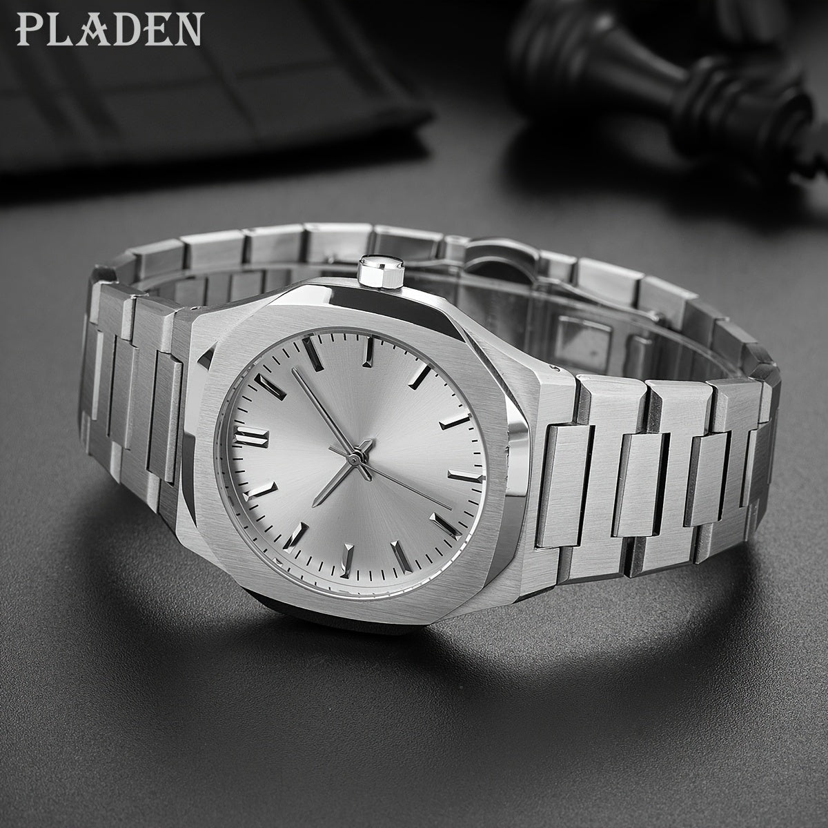 PLADEN Fashion Brand High - end Solid Stainless Steel Ultra - thin - l3roma