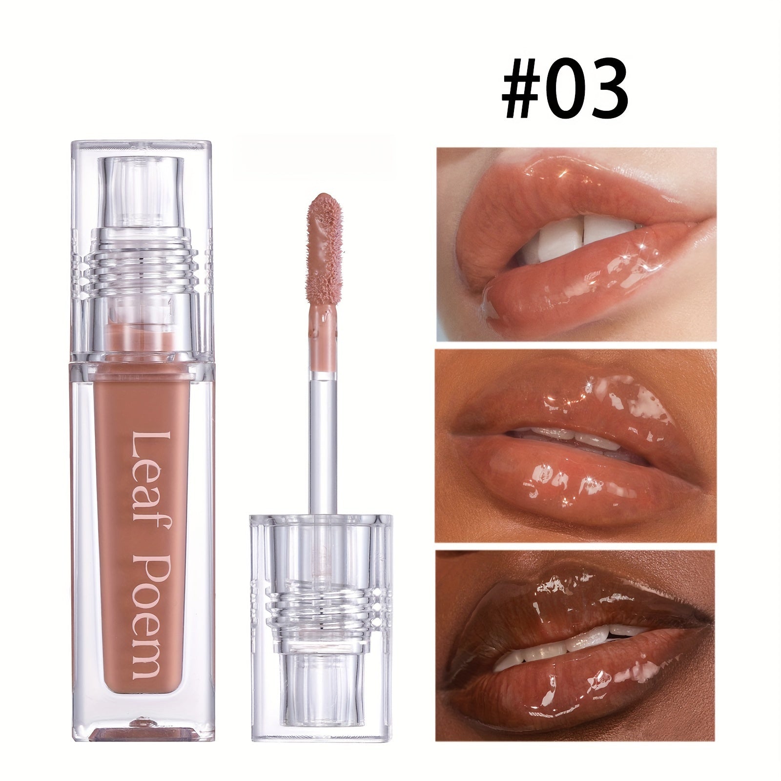 Leaf Poem High Gloss Liquid Lip Gloss - l3roma