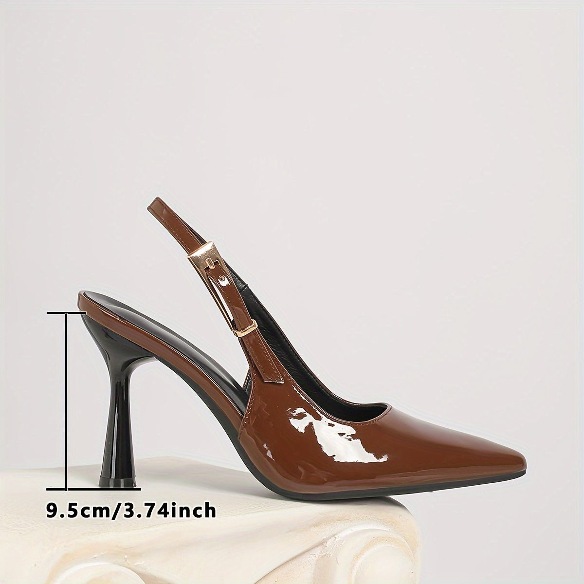 Women'S Solid Color Ultrahigh Kitten Heel Pumps - l3roma