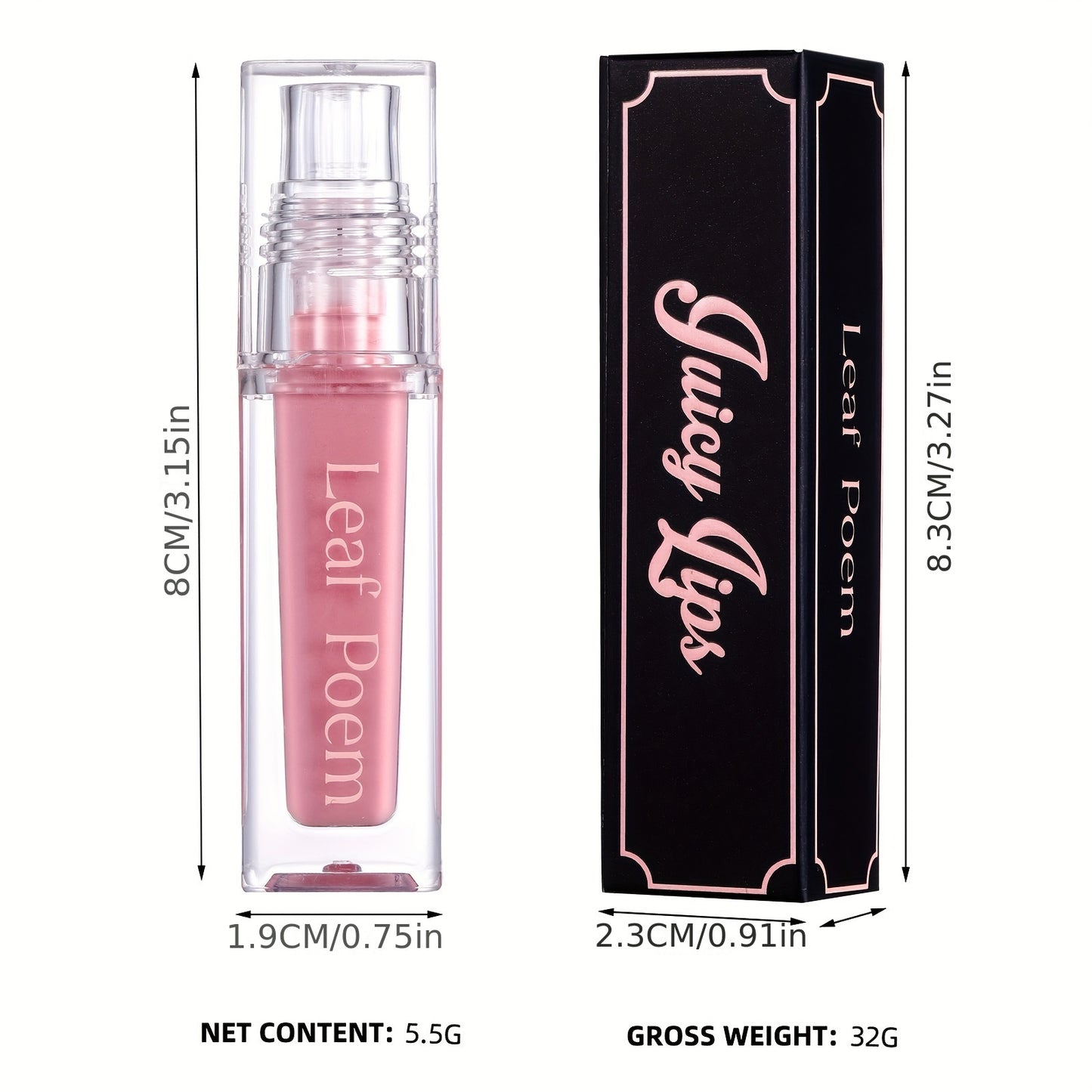 Leaf Poem High Gloss Liquid Lip Gloss - l3roma