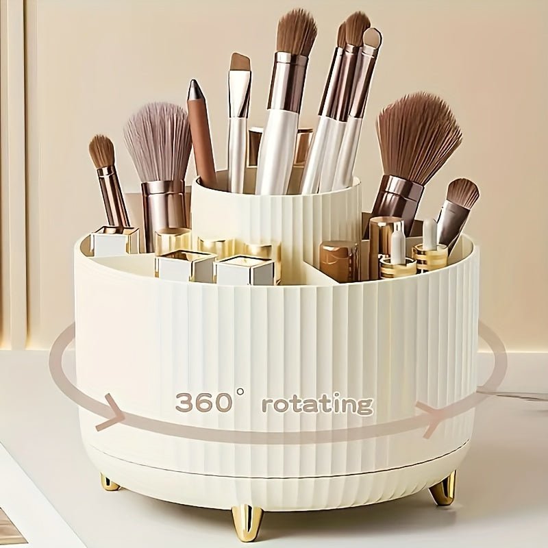 360° Rotating Makeup Organizer - l3roma